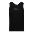 AALIYAH BLACK SPARKLE LOGO TANK Supply