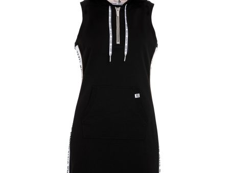 ZADIE BLACK HOODED SWEAT DRESS Online