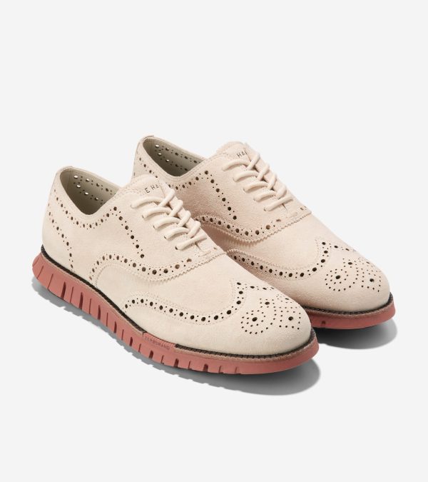 Men s ZERØGRAND Remastered Unlined Wingtip Oxfords Online Hot Sale