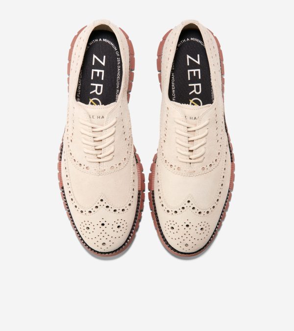 Men s ZERØGRAND Remastered Unlined Wingtip Oxfords Online Hot Sale