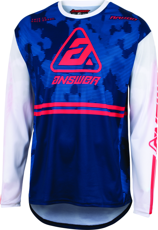 Answer 23 Ark Trials Jersey Blue White Red Youth - Large on Sale