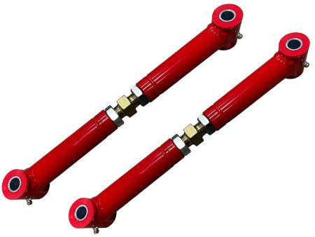 5th Gen Camaro Rear Toe Rods| 2010-2015 (Adjustable) Red Hot on Sale