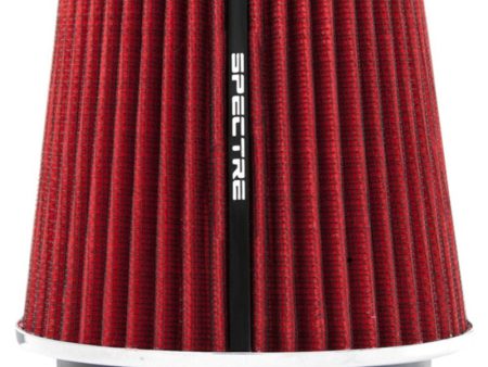 Spectre Adjustable Conical Air Filter 5-1 2in. Tall (Fits 3in.   3-1 2in.   4in. Tubes) - Red on Sale