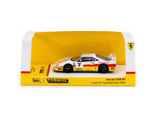 Tarmac Works X iXO Models 1 64 Ferrari F40 GT Italian GT Championship 1993 #7 Discount