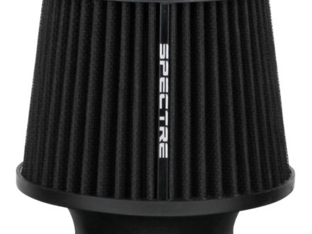 Spectre Conical Air Filter 3in. Flange ID   6in. Base OD   6.5in. Height - Black Online Sale