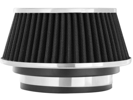 Spectre Adjustable Conical Air Filter 2-1 2in. Tall (Fits 3in.   3-1 2in.   4in. Tubes) - Black Online