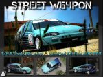 Street Weapon Honda Civic EG6  Kanjozoku FALKEN  Livery 1:64 Sale