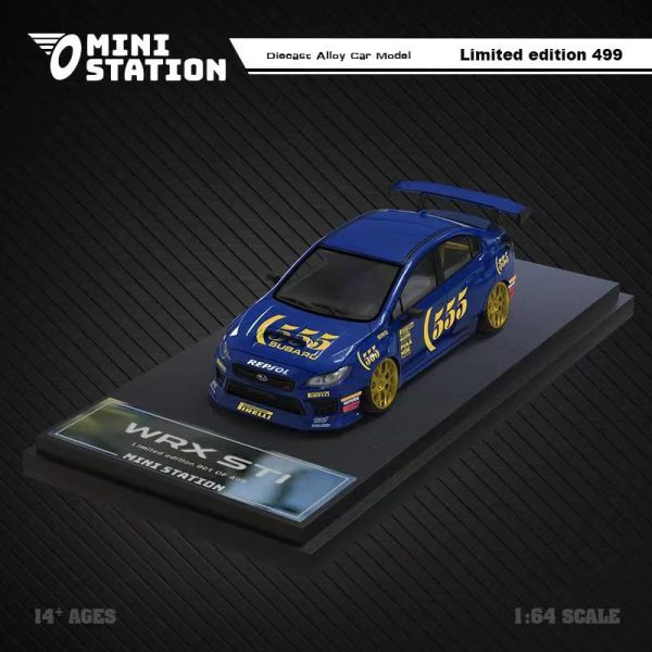 MINI STATION 1:64 SUBARU WRX STI 555 RALLY LIVERY Online now