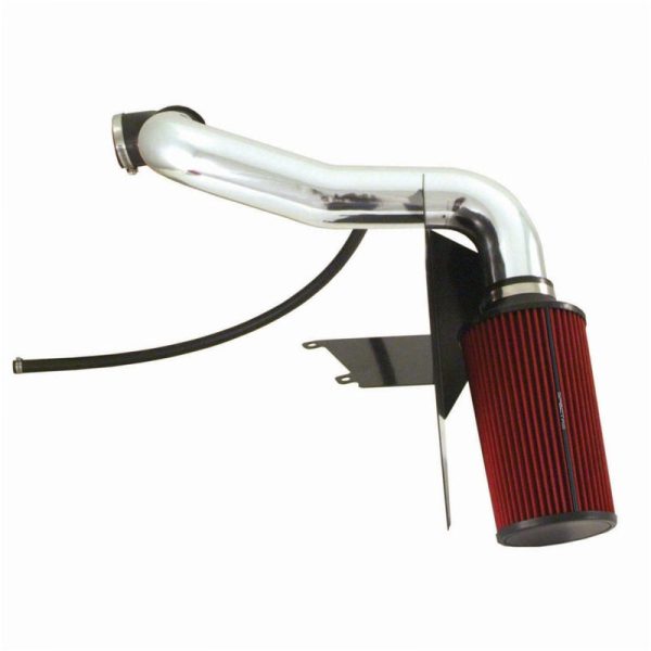 Spectre 98-03 GM Truck L4-2.2L F I Air Intake Kit - Clear Anodized w Red Filter Online Sale