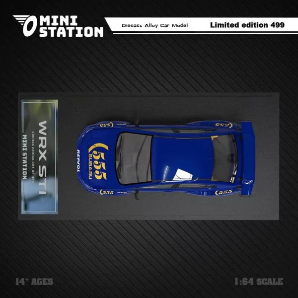 MINI STATION 1:64 SUBARU WRX STI 555 RALLY LIVERY Online now