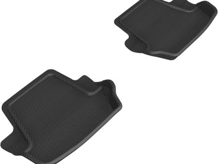 3D MAXpider 20-24 Porsche 911 Carrera Convertible S 4 4S (992) Kagu 2nd Row Floormat - Black Supply