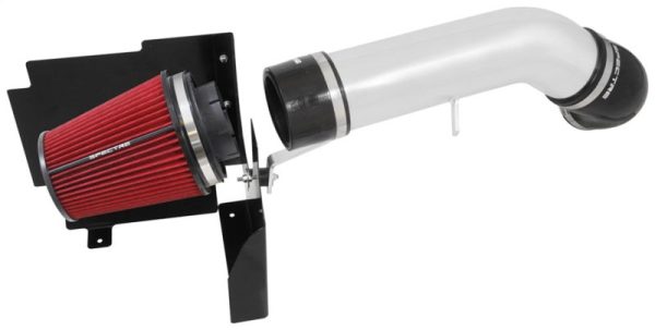 Spectre 99-07 GM Truck V8-4.8 5.3 6.0L F I Air Intake Kit - Clear Anodized w Red Filter Online now