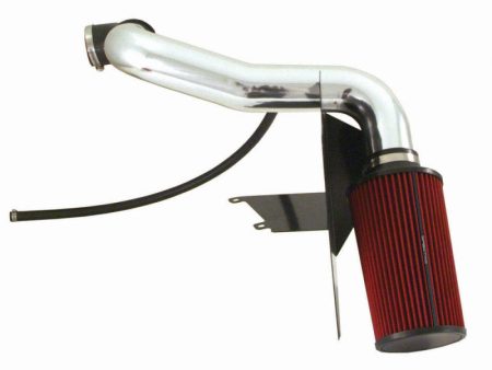 Spectre 98-03 GM Truck L4-2.2L F I Air Intake Kit - Clear Anodized w Red Filter Online Sale