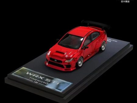 TIME MICRO 1:64 WRX STI Red Diecast Model Car For Sale