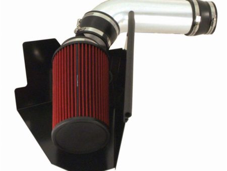 Spectre 96-00 GM Truck V8-5.0 5.7L F I Air Intake Kit - Clear Anodized w Red Filter For Discount