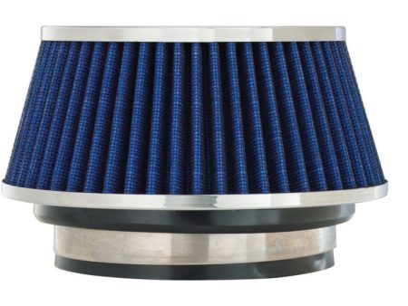 Spectre Adjustable Conical Air Filter 2-1 2in. Tall (Fits 3in.   3-1 2in.   4in. Tubes) - Blue Sale