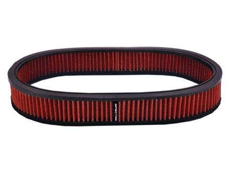 Spectre Air Filter Oval 12in. x 2in. - Red Sale