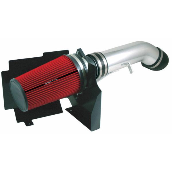 Spectre 99-07 GM Truck V8-4.8 5.3 6.0L F I Air Intake Kit - Clear Anodized w Red Filter Online now