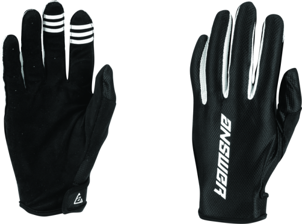 Answer Ascent Glove Black White - Medium Online now